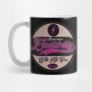 Electricity Will Kill You Purple Mug